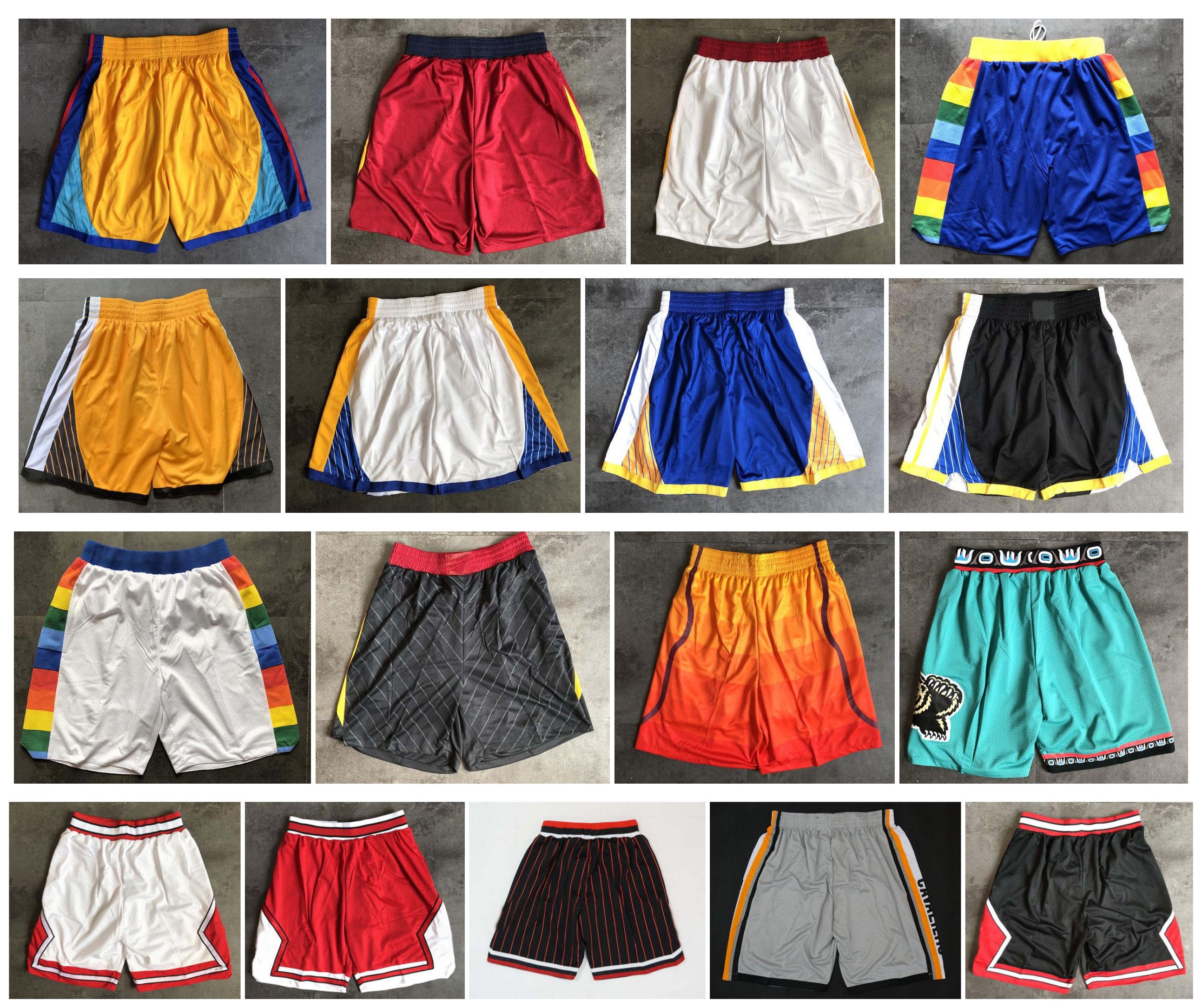 2019 NCAA 2019 Team Basketball Shorts Men Sport Shorts College Pants