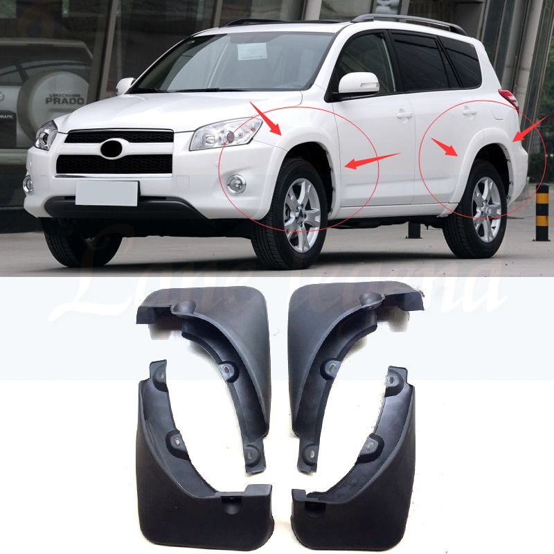 Car Front Rear Mud Flaps For Toyota Rav4 2006 2007 2008 2009 2010 2011 Splash Guards Mudguards Fender Accessories