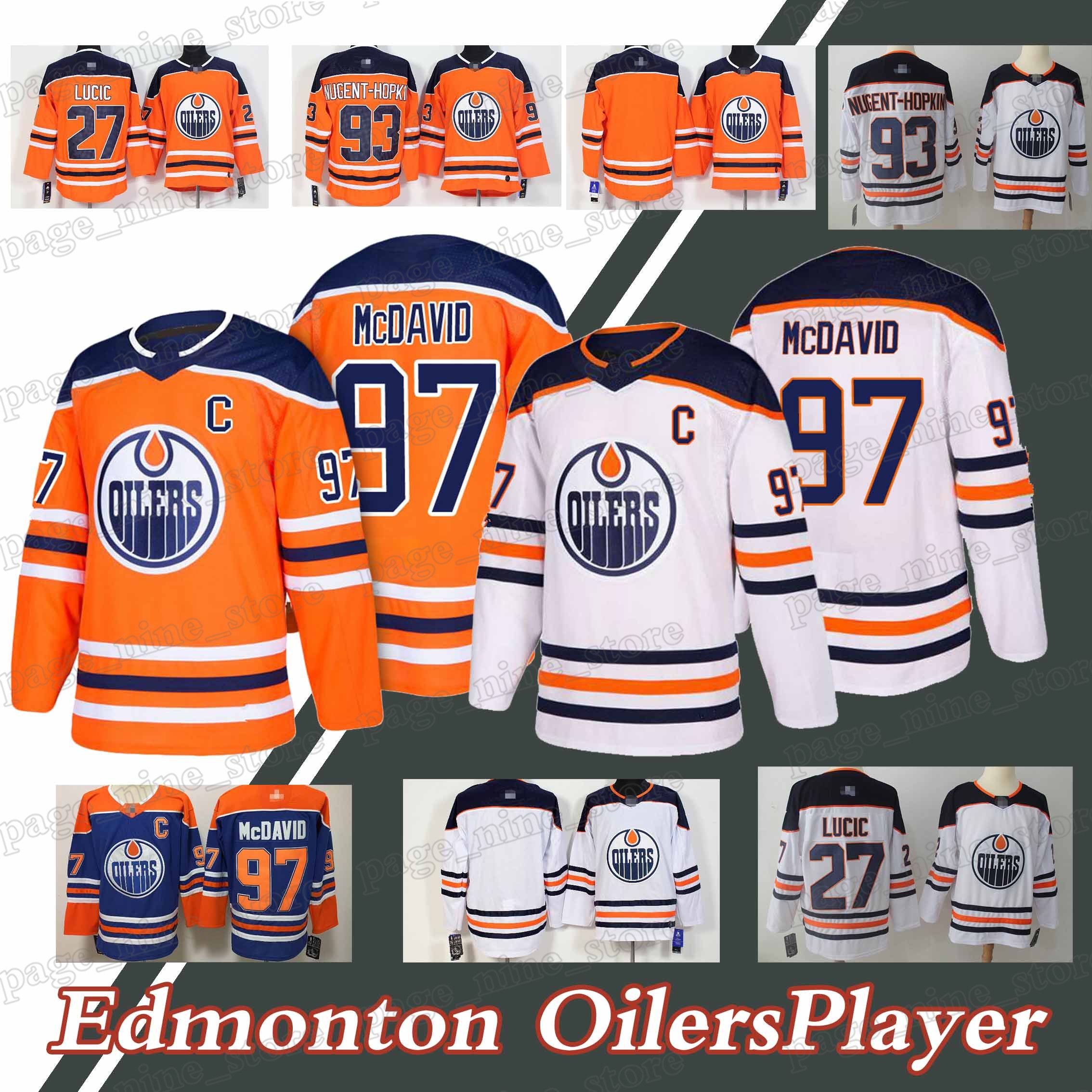 2019 Edmonton Oilers Players Jerseys 97 