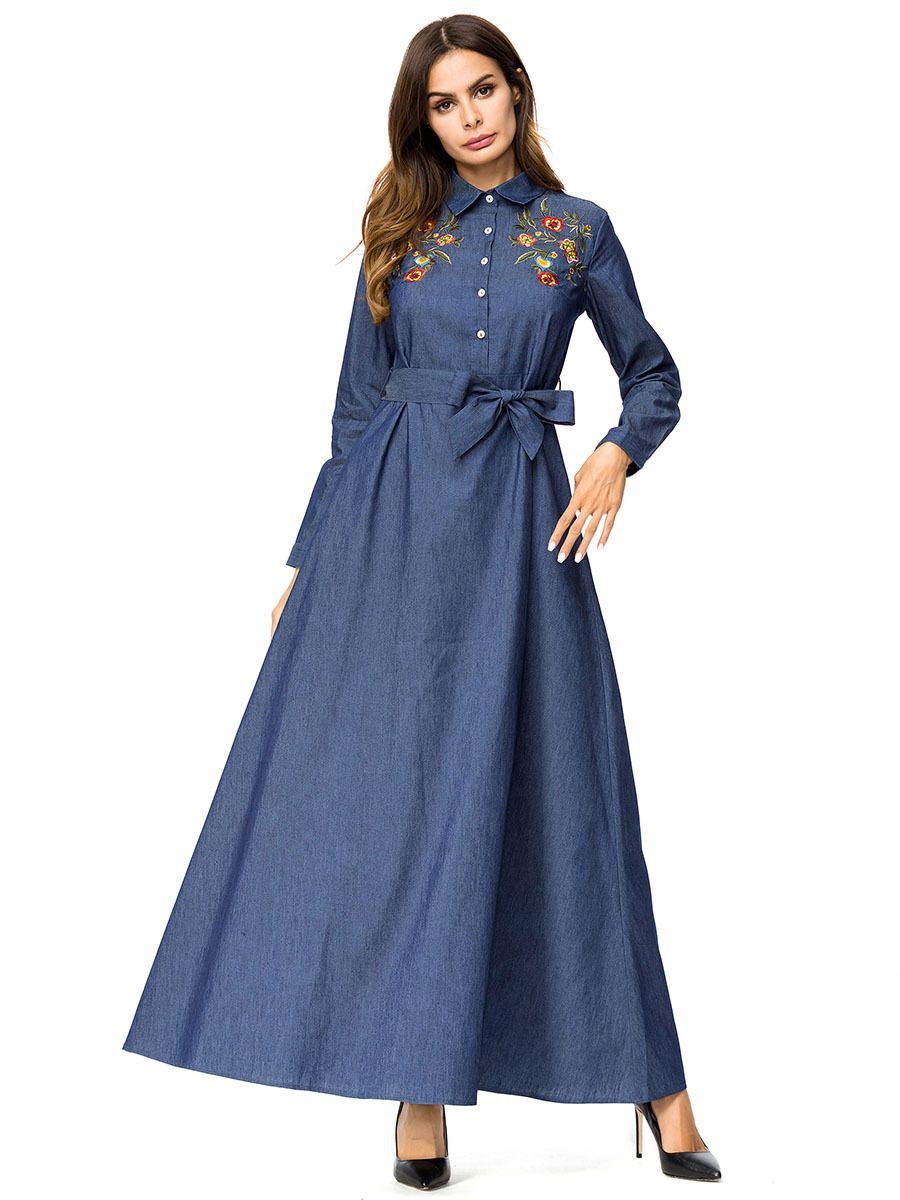 women's plus size jean dresses