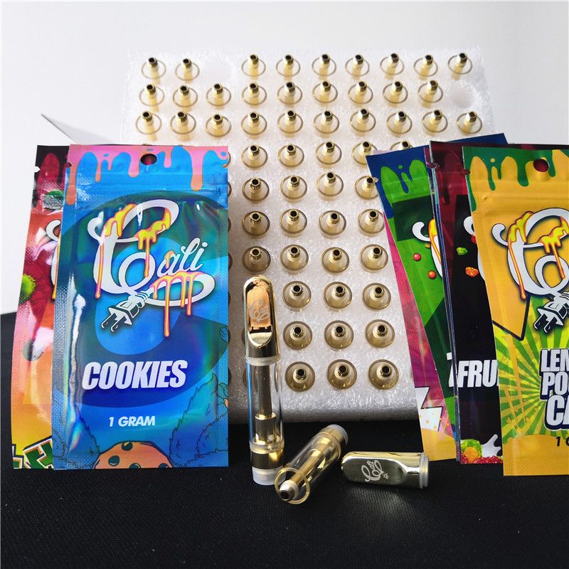 2020 510 Gold Cali Plug Carts Vape Cartridge Ceramic Coil Golden Oil
