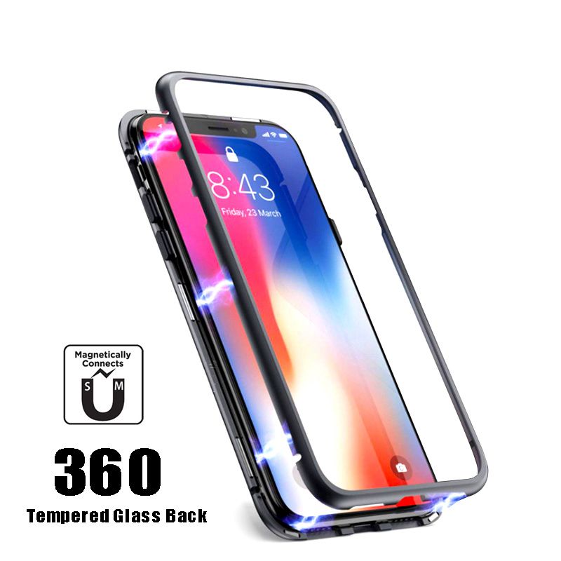 magnetic absorption 360 protective case cover for iphone xs max magnetic absorption 360 protective case cover for iphone xs max