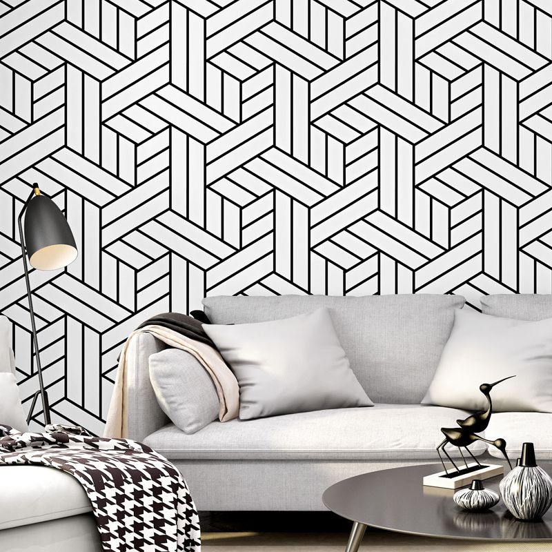 black and white wallpaper for bedroom