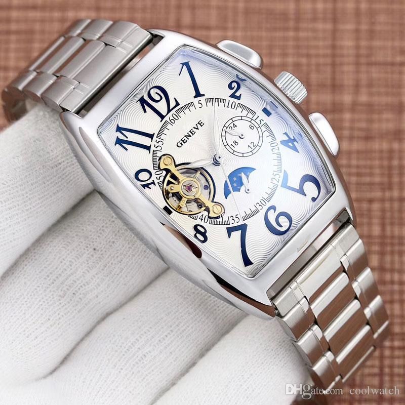 All Subdials Work Top Brand Fashion Men Watches Luxury Mechanical