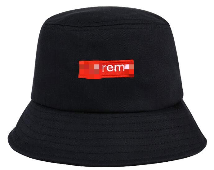 Brand Designer Leather Letter Bucket Hat For Mens Womens Foldable Caps Black Fisherman Beach Sun