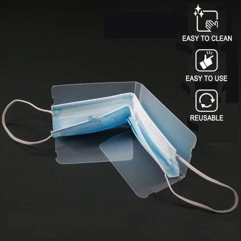 2021 Mask Container Storage Boxes Packaging Box Foldable Face Mask Clip