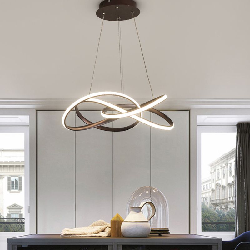 Compre Lámpara De Araña LED Moderna Regulable Nueva Llegada Para Sala