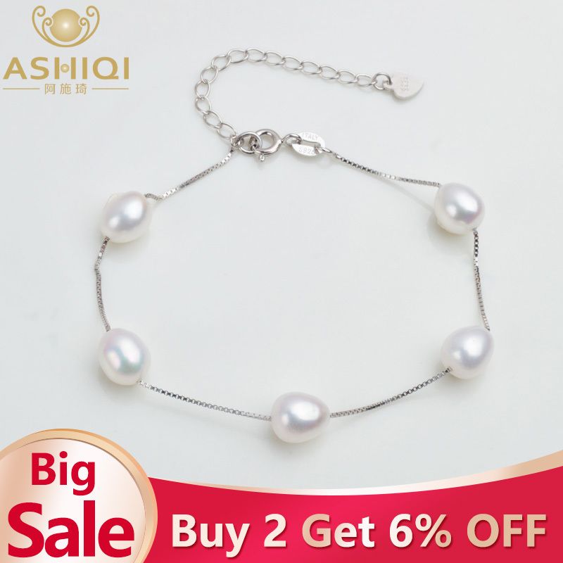 Genuine Pink Fresh Water Pearl Bracelet w// 925 silver