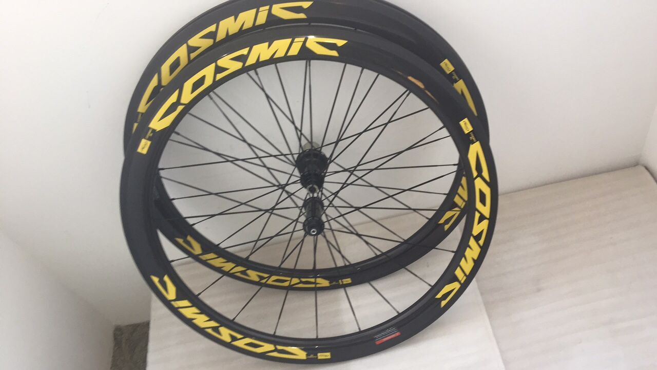 yellow bike rims