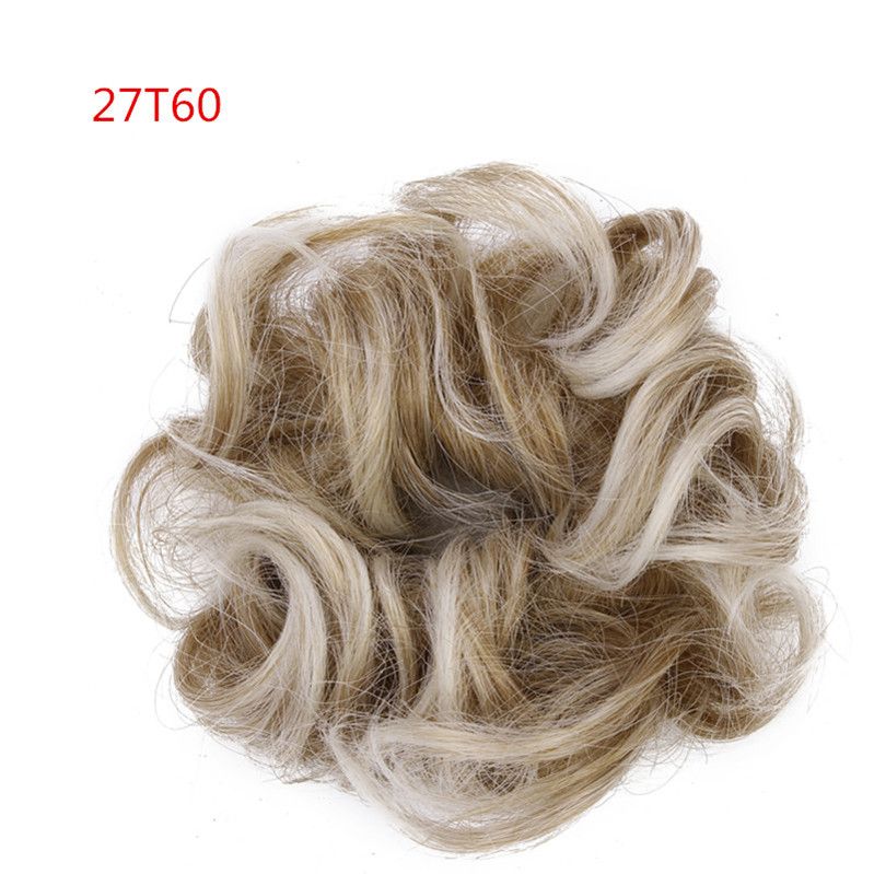 37 S Noilite Synthetic Hair Big Bun Chignon Two Plastic Comb Clips