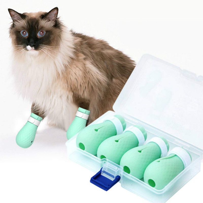 2021 Prevent Scratching Shoes Adjustable Pet Cat Gloves Anti Scratching