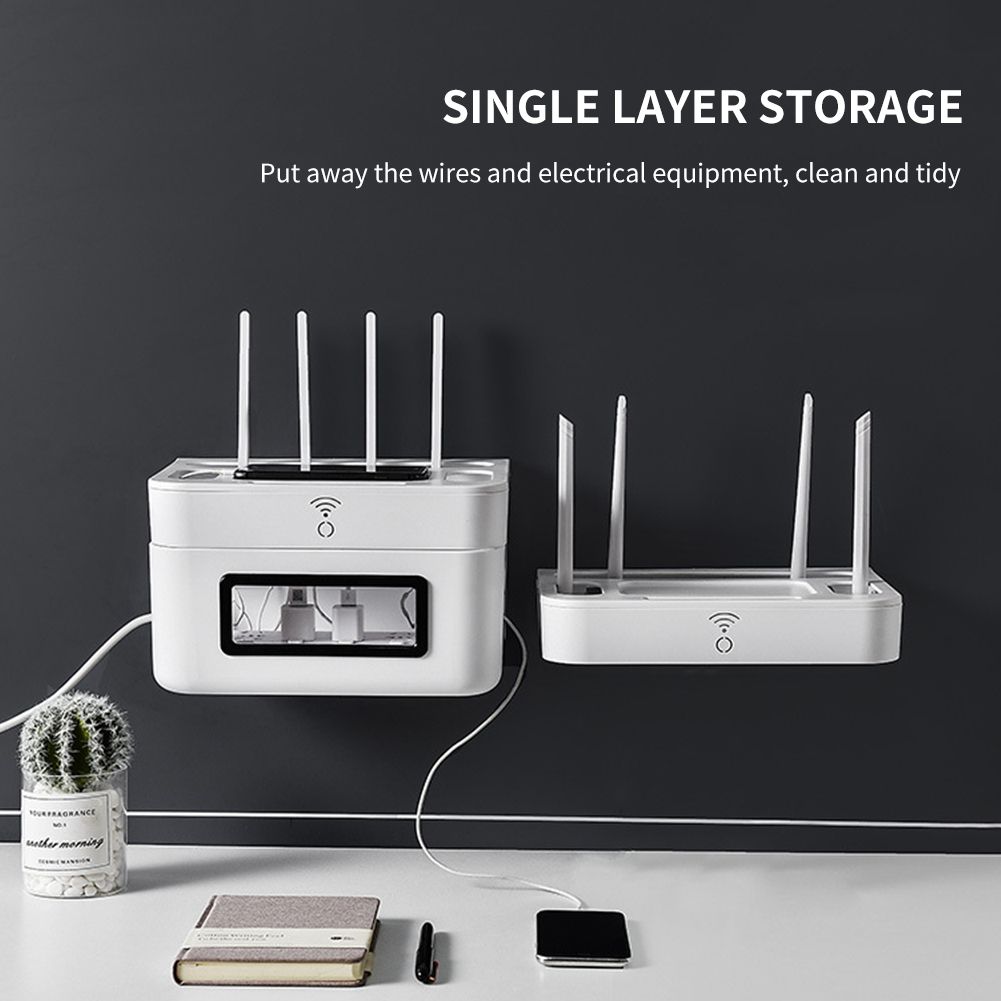 Compre Router Wifi Caja De Almacenamiento Montado En La Pared Del