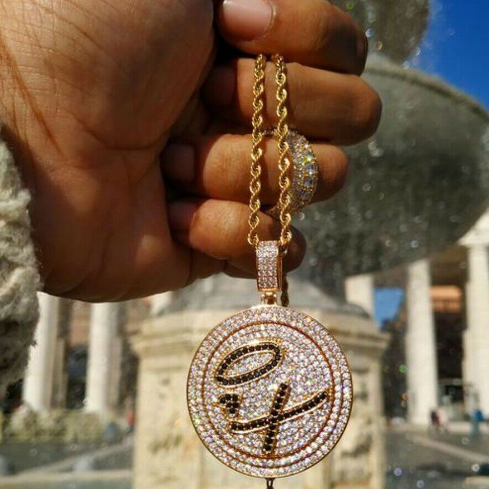 Whole 14k Gold Plated Diamond Xo Spinner Pendant Necklace Micro Whole 14k Gold Plated Diamond Xo Spinner Pendant Necklace Micro Pave Cubic Zirconia Diamonds With 24inch Rope Chain Silver Chains Erfly