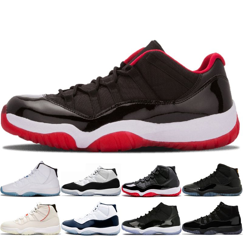 Air Retro Jordan 11 11s Bred Concord 45 Basketball Shoes Men Women