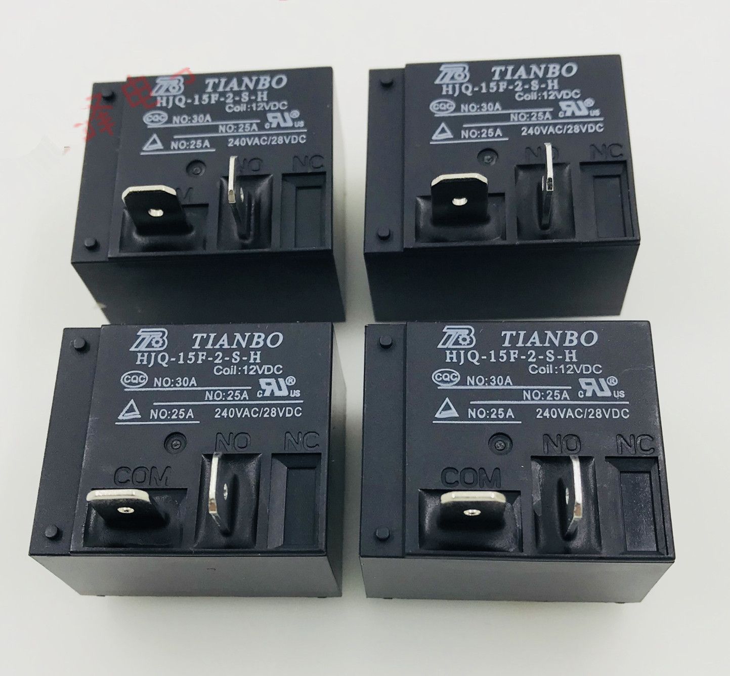 2020 100%Original New TIANBO HJQ 15F 2 S H 12VDC 4PINS 30A 12VDC Power ...