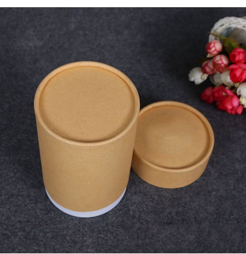 Compre Cajas De Embalaje De Tubos De Papel Kraft Envasado De Té Tubo De