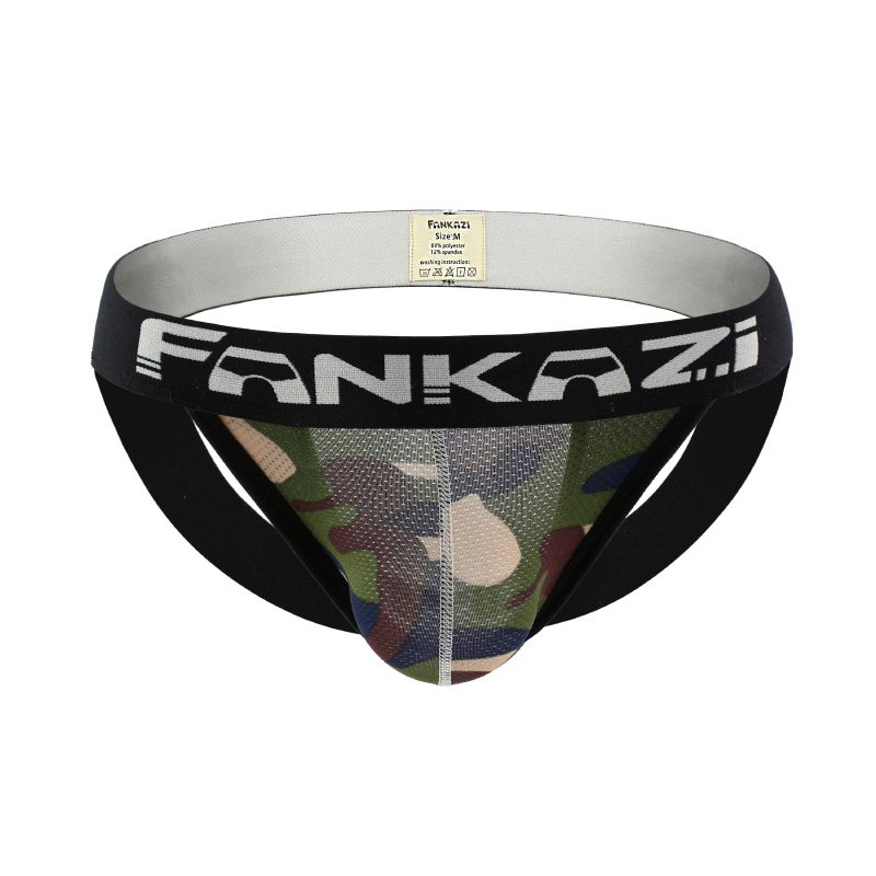 2021 Camouflage Sexy Men Thongs And G Strings Underwear Jockstrap Nylon