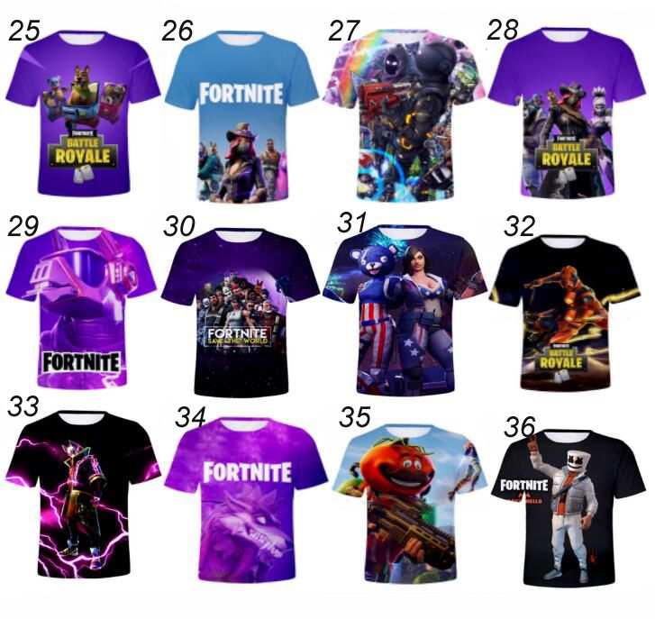 kupit optom fortnite futbolki 36 dizajn bolshie deti student muzhskie 3d pechati fortnite igry s korotkim rukavom dyshashij futbolka dizajner trojniki top plyus - fortnite para 3ds