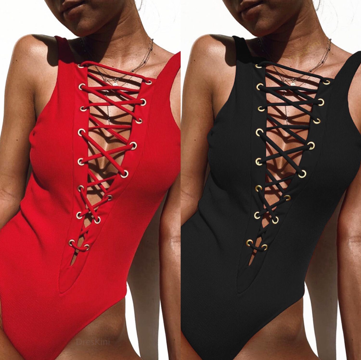 2020 Sexy Fashion Womens One Piece Bandage Swimsuit Swimwear Push Up