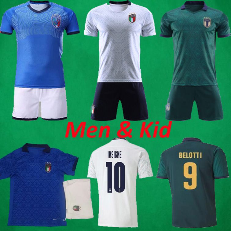 Acheter 2020 ITALIE Football Maillots Hommes + Enfants De Soccer