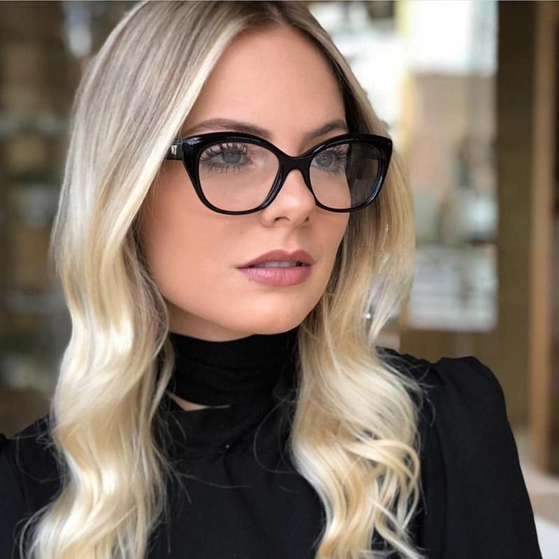 2021 Women Designer Optical Eyeglasses Prescription Stylish Female