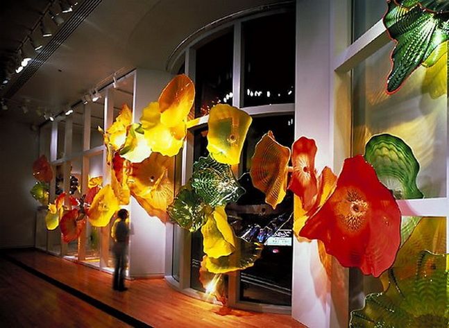 2021 Newest Italian Dale Chihuly Murano Glass Plates Blown Glass Wall ...