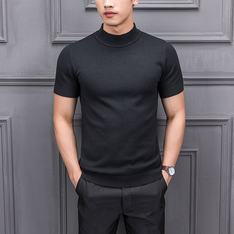 turtle neck half tshirt