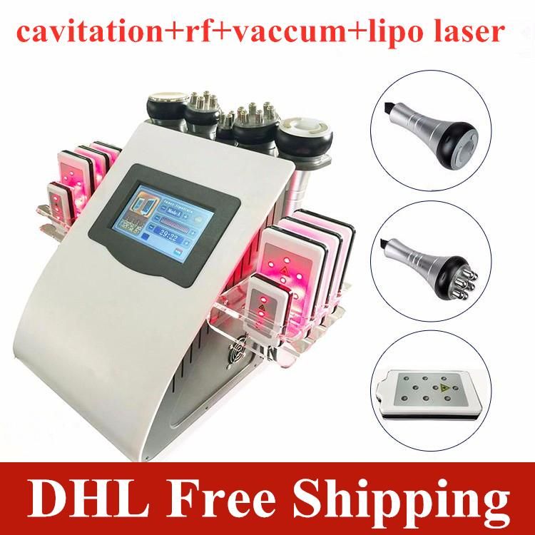 40k Ultrasonic Cavitation Machine 8 Pads Laser Lipo Machine Radio