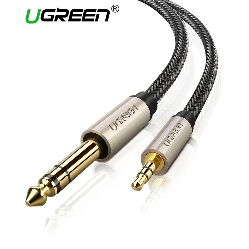 3.5mm To 6.35mm Adapter Aux Cable For Mixer Amplifier CD Player Speaker Gold Plated 3.5 Jack To