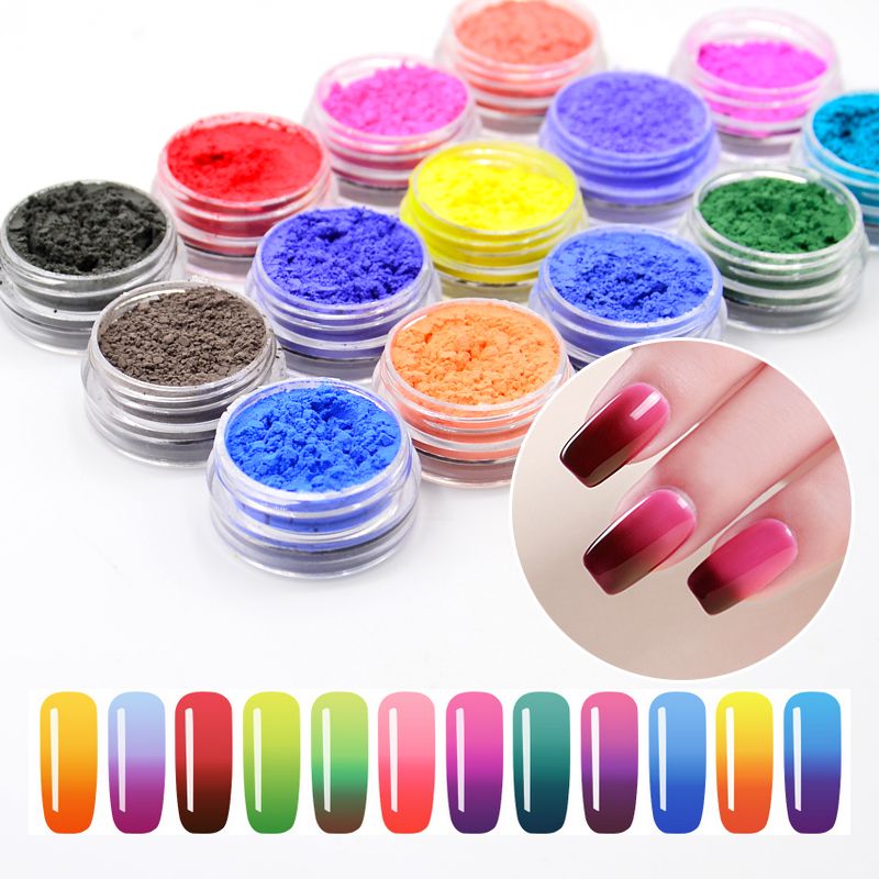 Art Glitter 1g Temperature Color Change Holographic Nail Glitter
