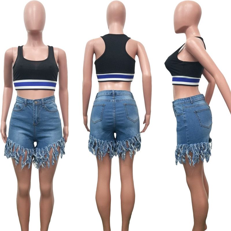 biker short jeans