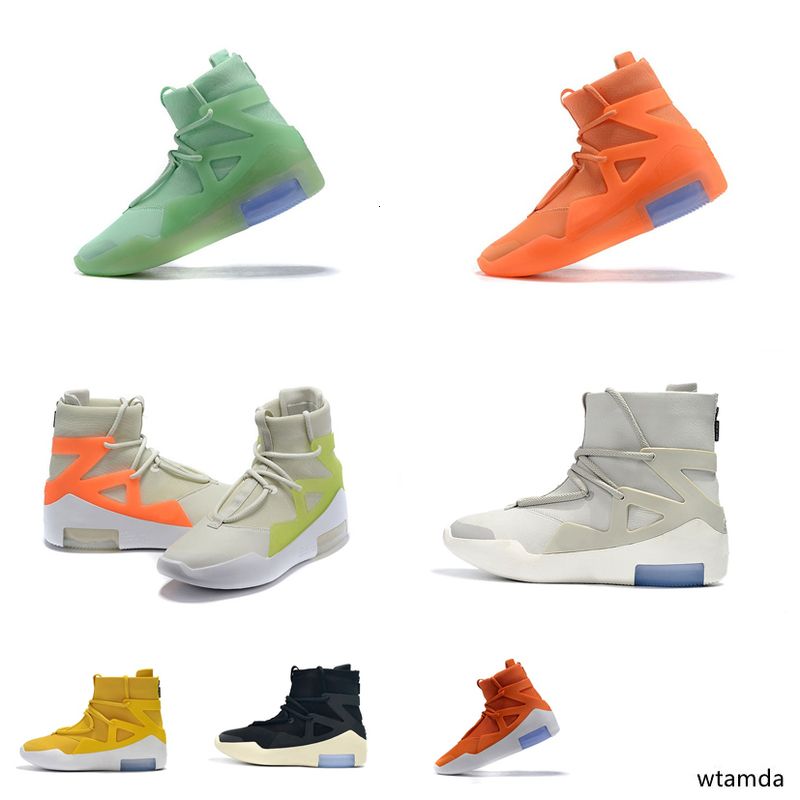 2021 Cheap Mens Air Fear Of God Shoes For Sale Orange