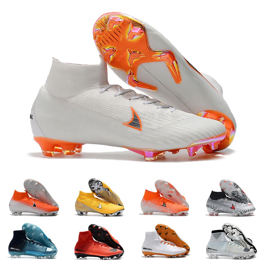 ronaldo orange cleats