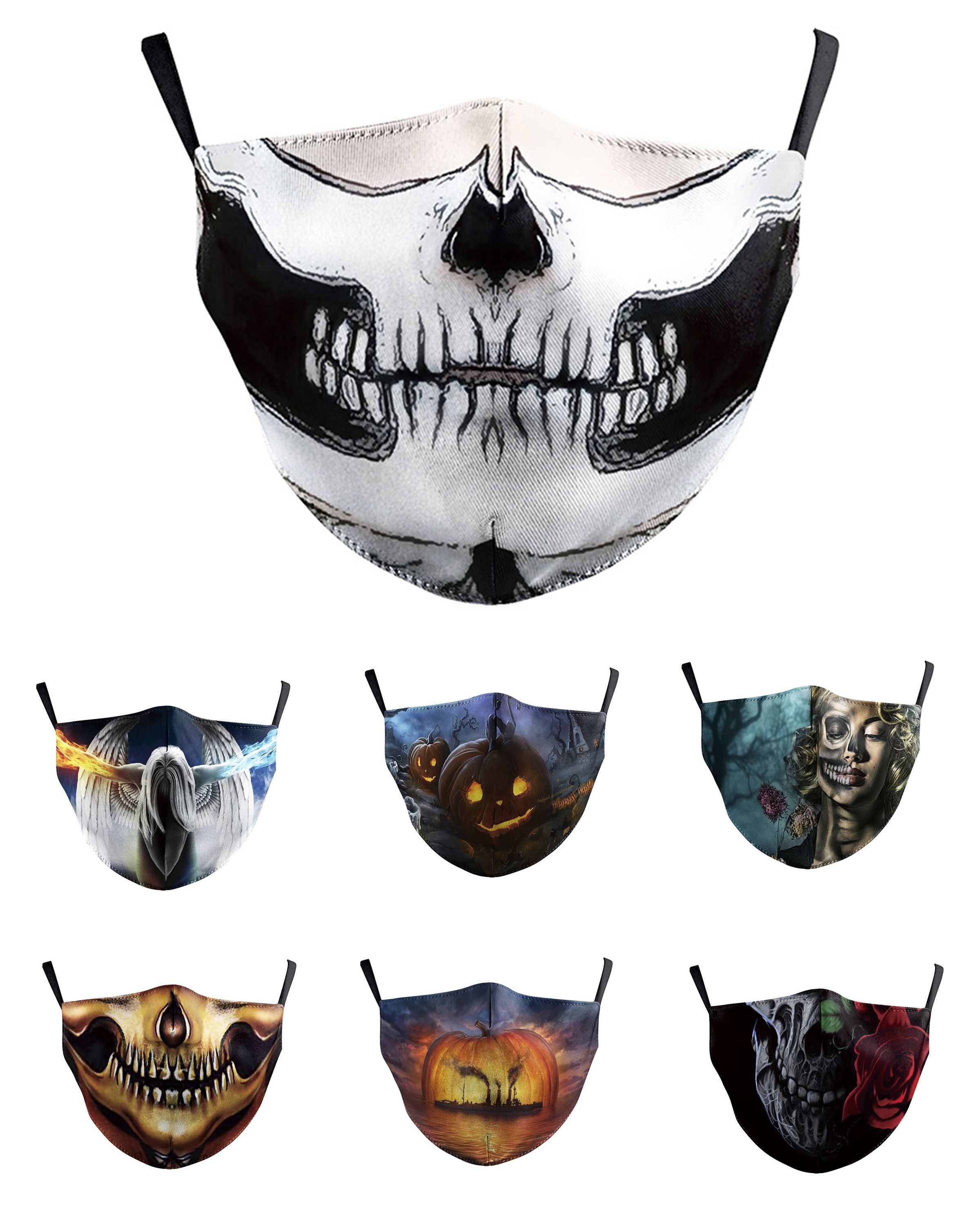 Cheap Halloween Party Masks Fun Mask Cosplay Digital Print Novelty ...