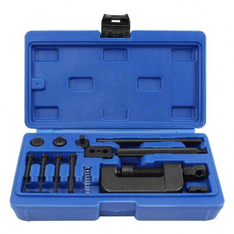 2021 Motorcycle Bike Chain Cutter Rivet Tool Set Riveting Breaker With