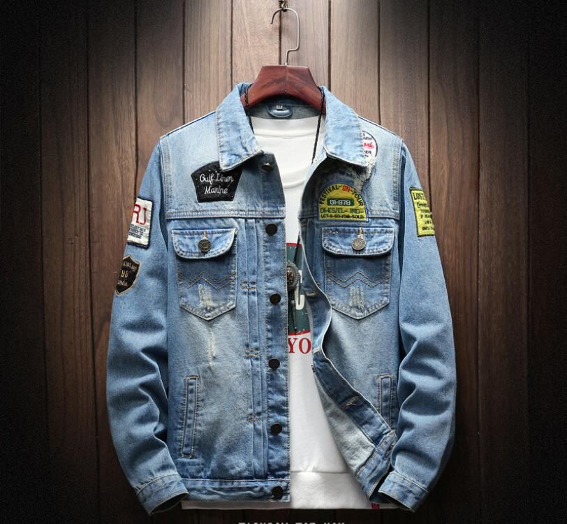 Famous Mens Denim Jacket Men Jeans Jacket High Quality Sportswear