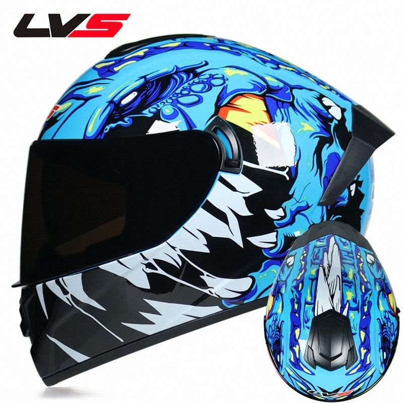 LVS Motocross Helmet Offroad Motorcycle Full Face Helmets Professional