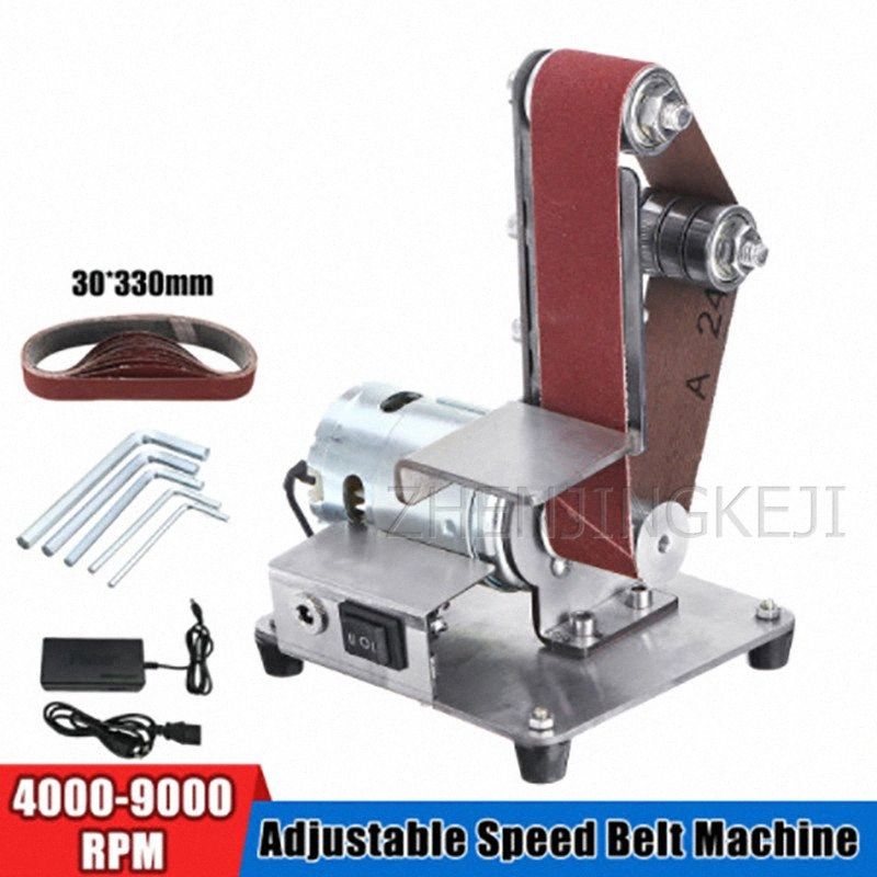 2021 Small Electric Abrasive Belt Machine Sander Belt Grinder Polisher