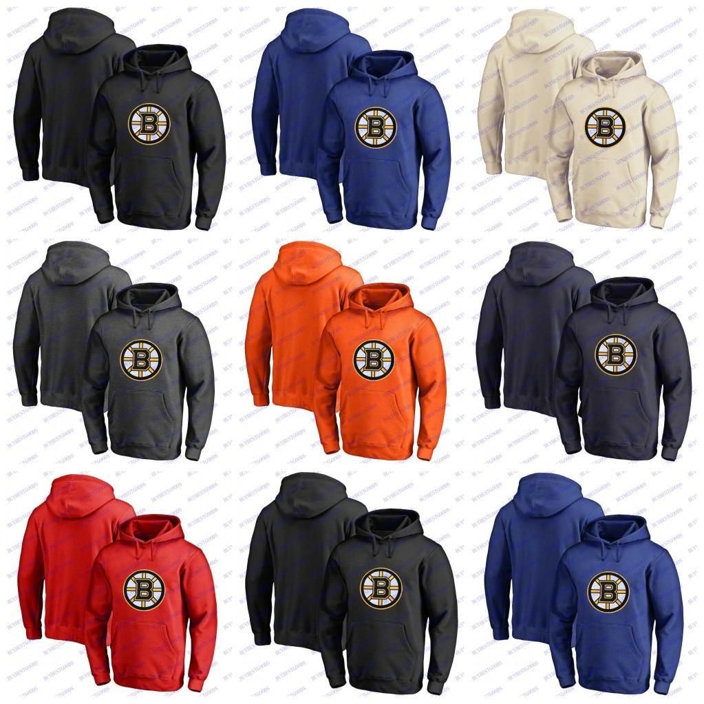 2021 Custom Boston Bruins Hoodie Jerseys Pullover Hoodie Any Name