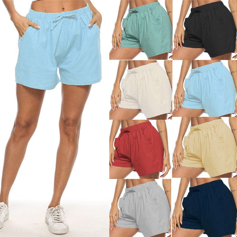 2021 Women'S Short Loose Pants Womens Casual Shorts Ladies Casual ...