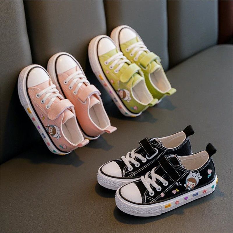 Children'S Outdoorhip Hop Skateboard Sneakers Designer Canvas Rubber