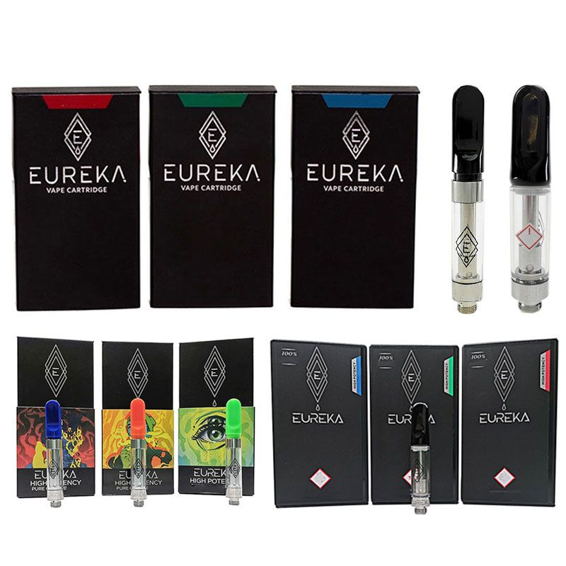 Eureka Clear 0.8ml 1.0ml 510 Vape Cartridges Atomizer Vape Pens Carts