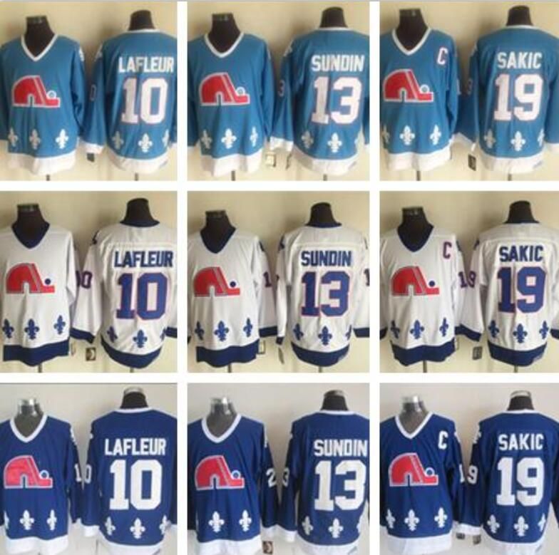 2021 Quebec Nordiques Winter Classic Men 10 Guy Lafleur 13 Mats Sundin