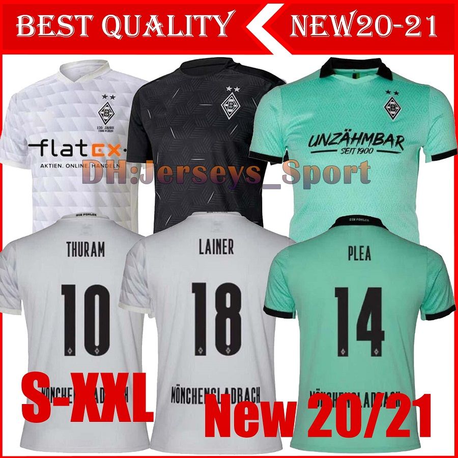 2020 Men Kids 20 21 MÖNCHENGLADBACH Soccer Jersey 120th ...
