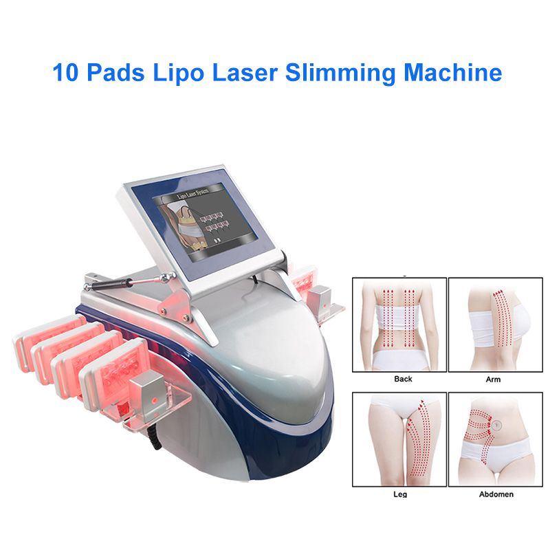 High Quality!10 Laser Pads 160mw Dual Wavelength Smart Lipo Laser