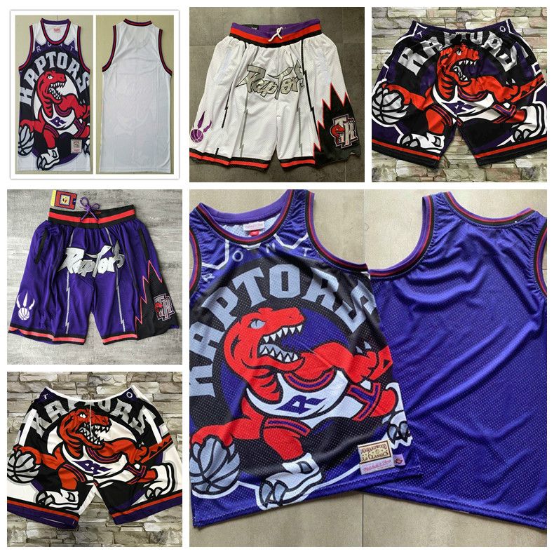 2021 Toronto Raptors Men Basketball Shorts JUST DON By Mitchell & Ness