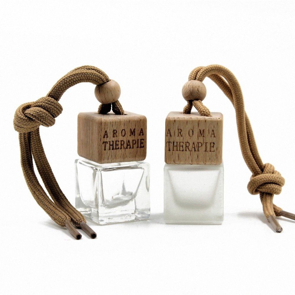 2021 Empty Glass Bottle For Car Perfume Essential Oils Hanging On