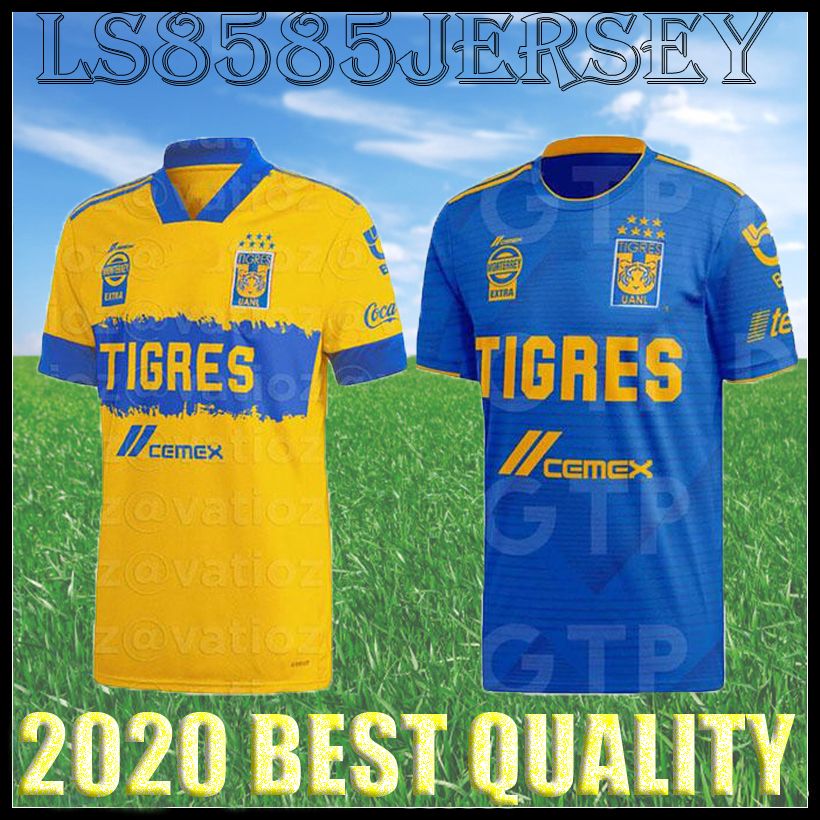 2020 Men Kids 2020 2021 UANL Tigres GIGNAC Soccer Jerseys ...