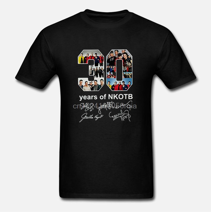 New Kids On The Block T Shirt 30 Years Of NKOTB T Shirt S 2XL Cotton T