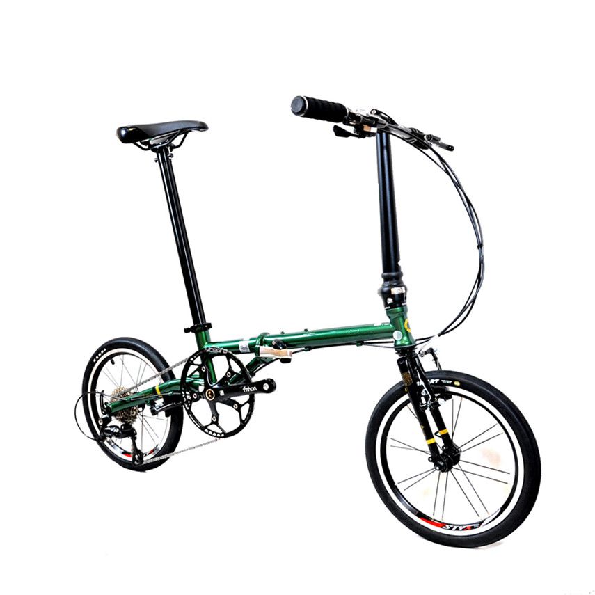 Folding Bike 16 Inch FGC 1609 Ultra Light 9 Speed Chrome Molybdenum